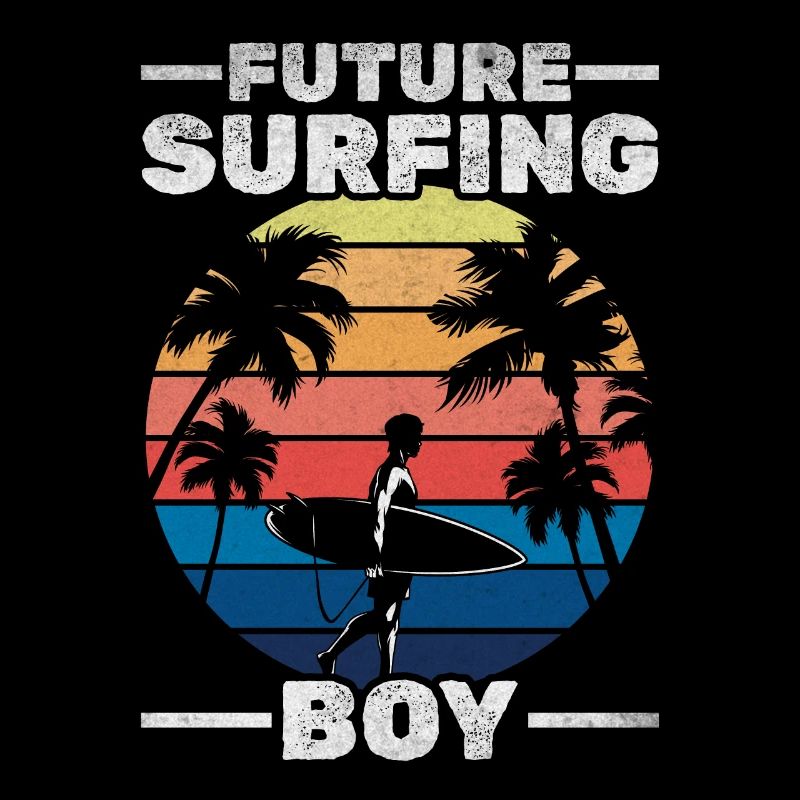 Little Surfer Future Surfing Boy