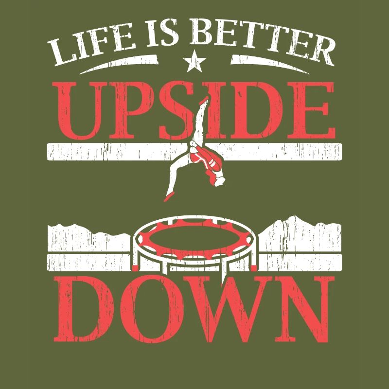Life Is Better Upside Down Trampoline Trampoline