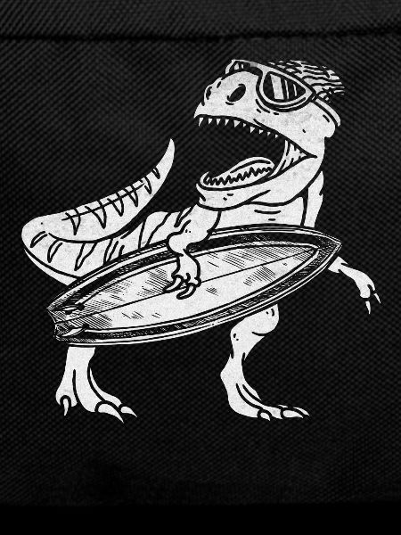 Surfing DInosaur Surfer