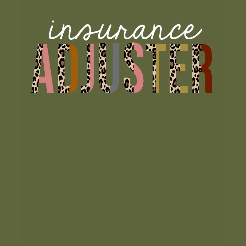 Insurance Adjuster Leopard Print Funny Gift