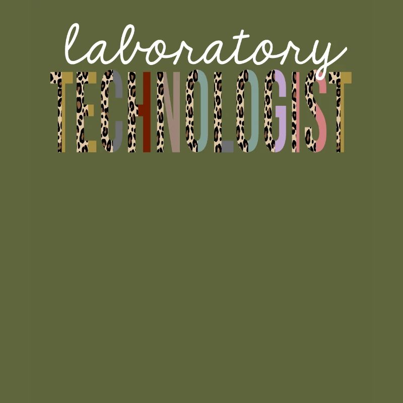 Cadeau drôle d'impression de léopard de technologue de laboratoire