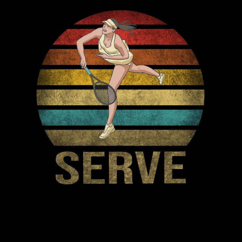Tennis Player Let's Play Serve Served Sunset