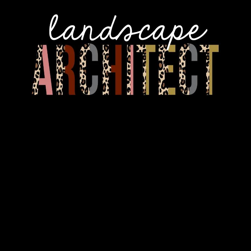 Architecte paysagiste Leopard Print Drôle cadeau