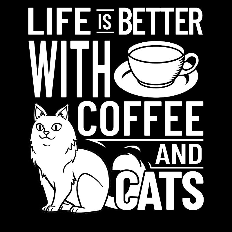 Cafetière Chat Machine Chaton Tasse Grains