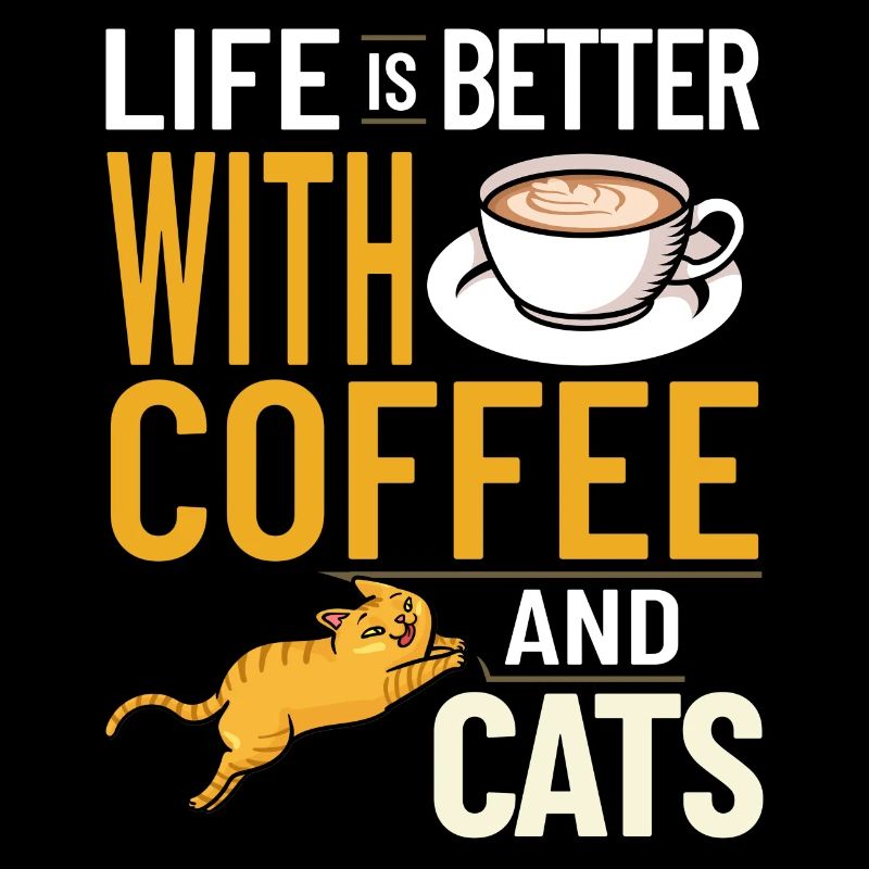 Cafetière Chat Machine Chaton Tasse Grains