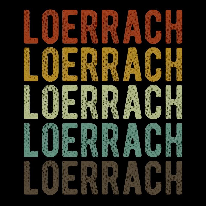 Loerrach City Retro Vintage
