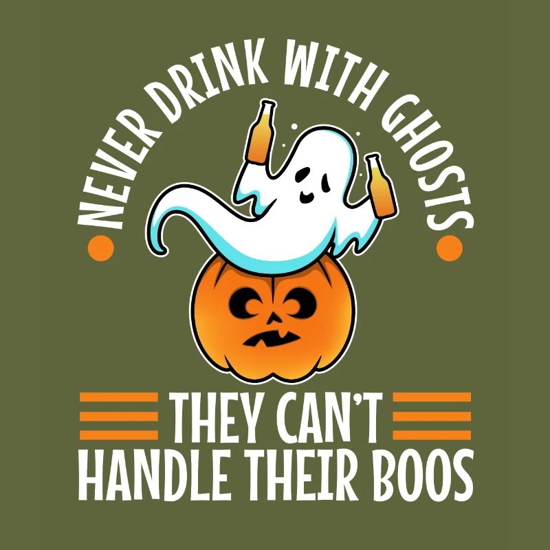 Never drink with ghosts they can't handle their