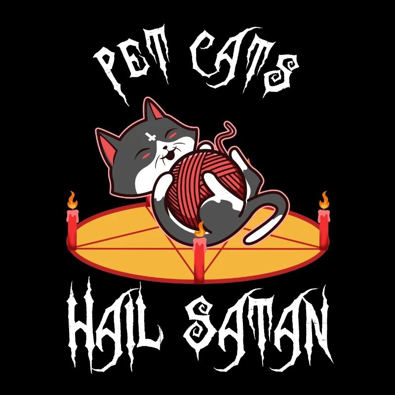 Pet Cats Hail Satan