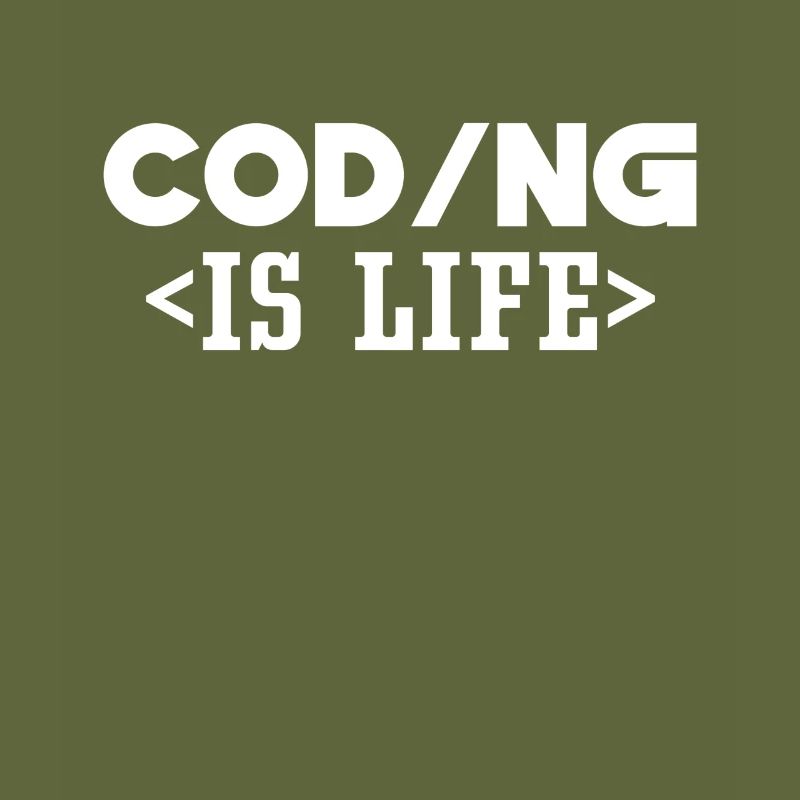 Coding Ist Leben Code Programmierer Coder