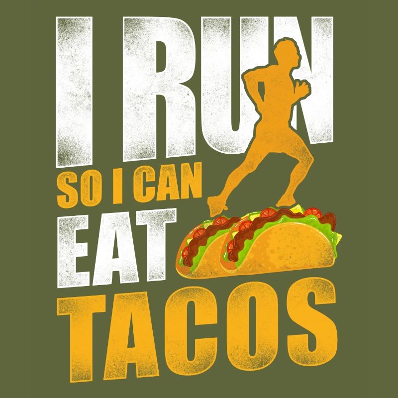 Coureur De course Semi-Marathon Taco