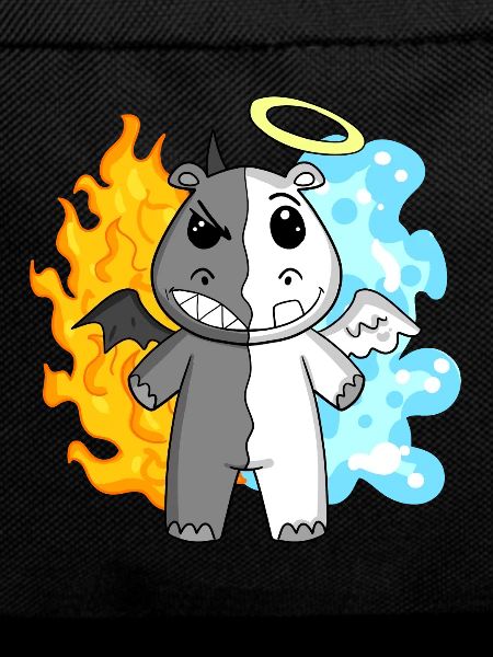 Hippopotamus - Angel and Devil