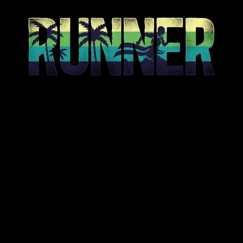 Running Runner Semi-Marathon Rétro