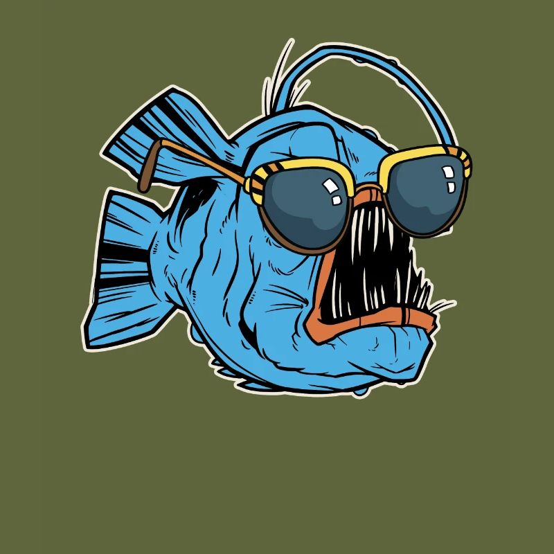 Monkfish With Sunglasses