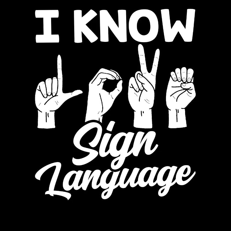 I can sign language sign gestures awareness