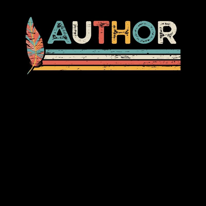Retro Author Writer Journalist Book Author