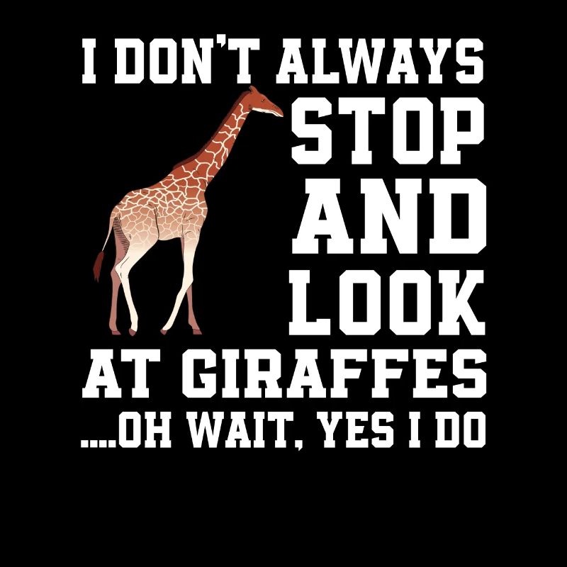 Lustiger Giraffen Spruch