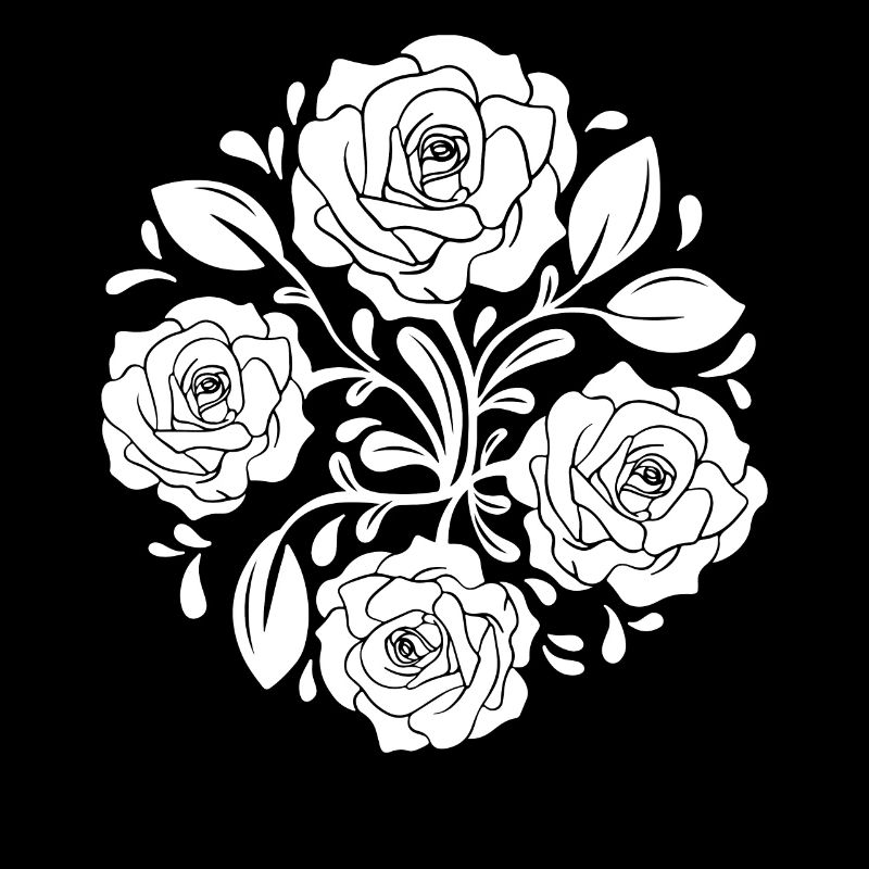 Baroque Aesthetics Artwork Rose