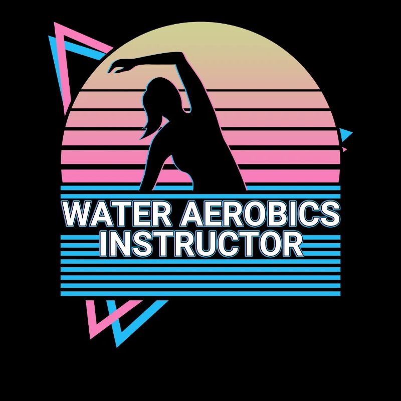 Professeur d’aquagym Rétro