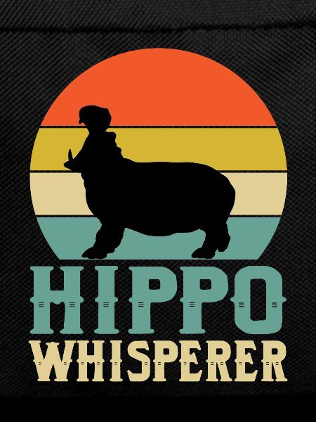 Funny Hippo Whisperer