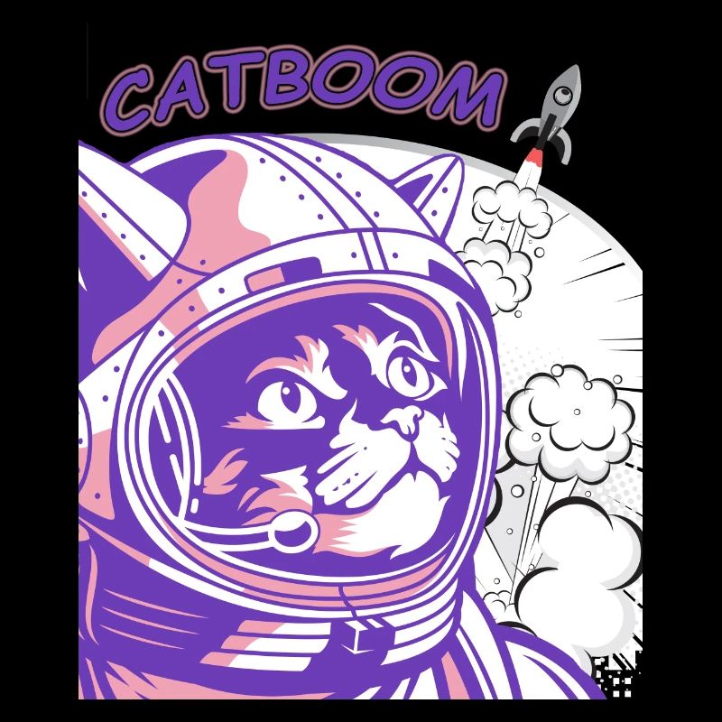 CATBOOM Comic Book Space Katzenexplosion