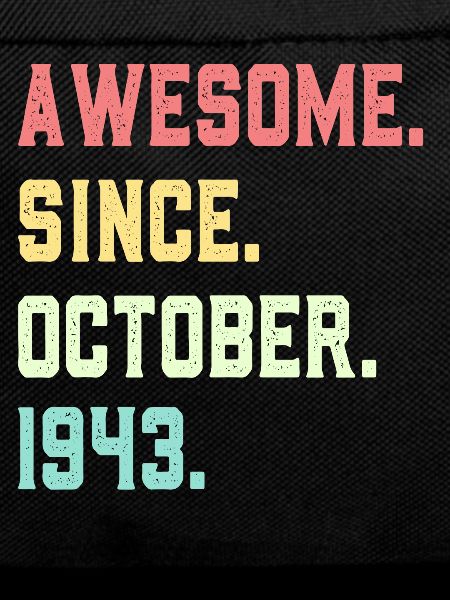 Awesome Since October 1943
