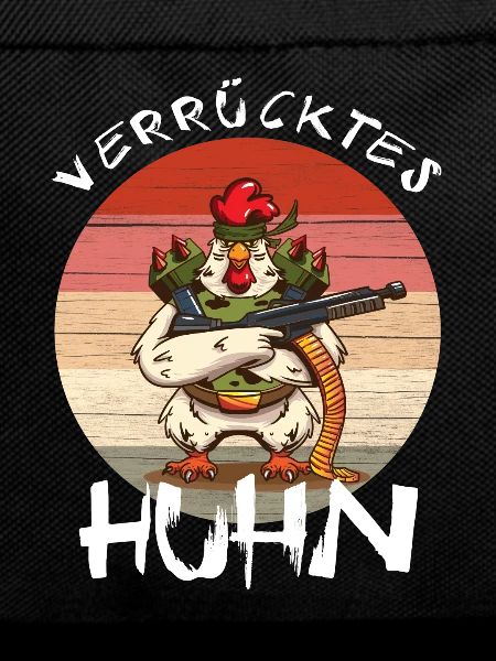 Crazy Chicken Funny Farmer