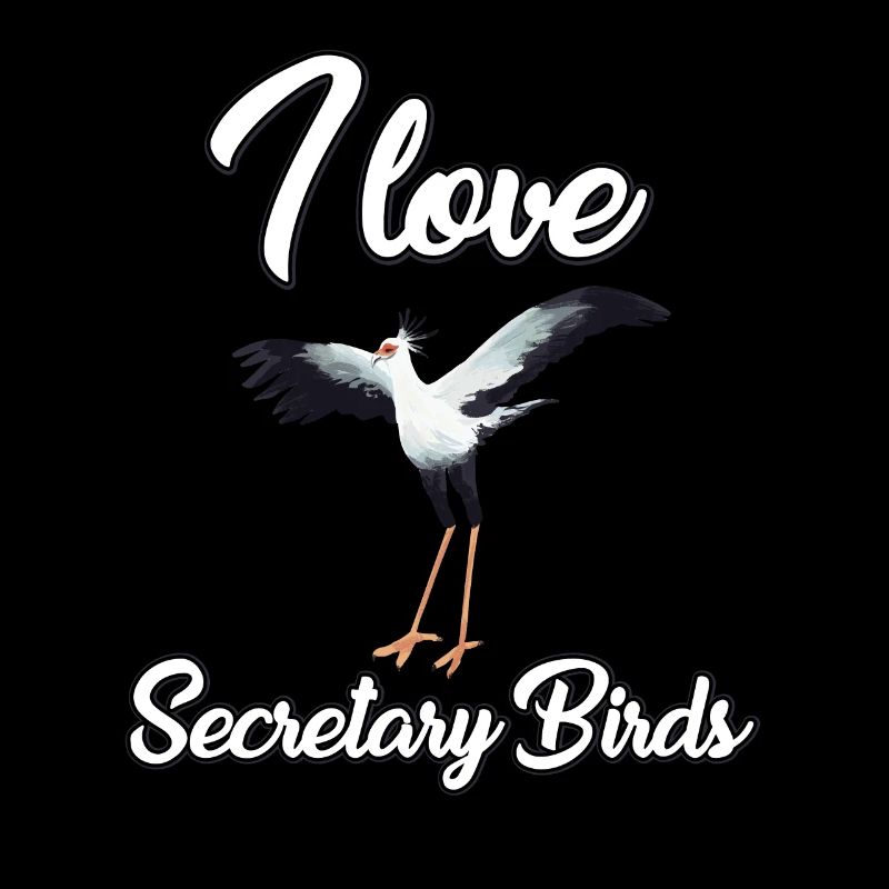 J’adore les oiseaux de secrétaire