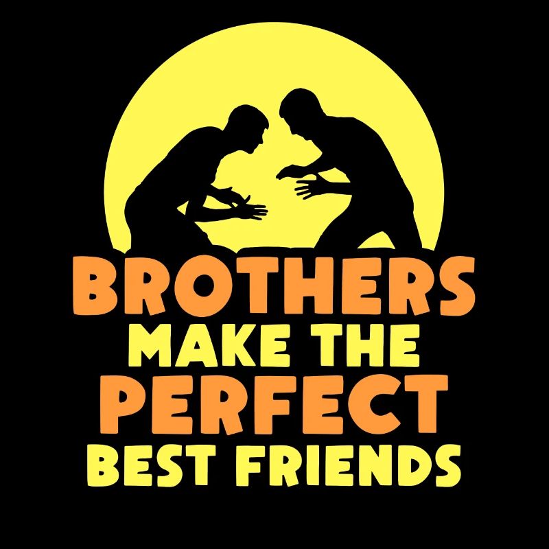 Brüder Sind Die Perfekten Besten Freunde Freund