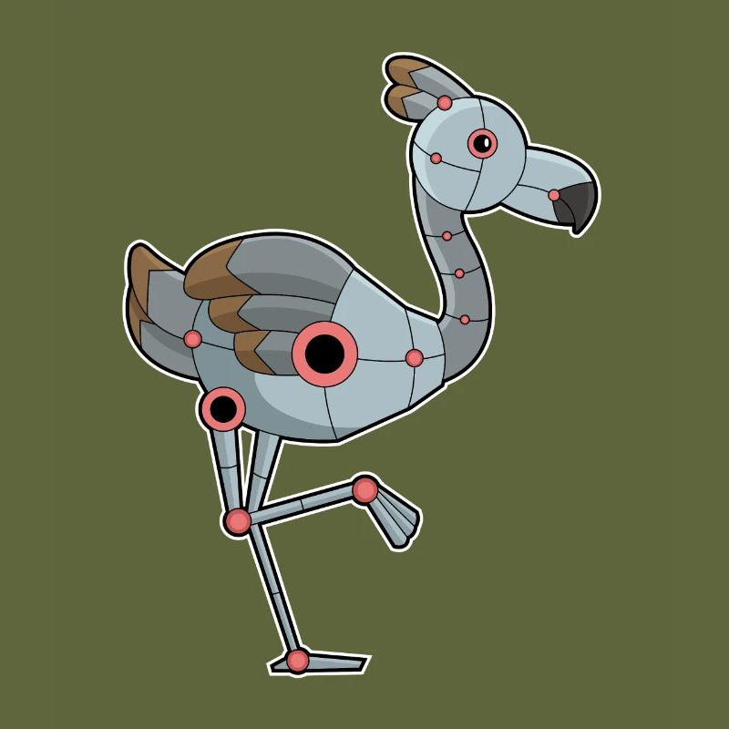 Flamingo comme robot