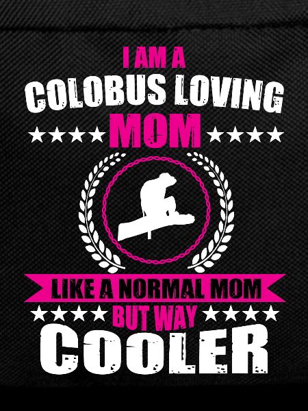Colobus Monkeys Loving Mother