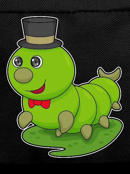 Caterpillar Gentleman Top Hat