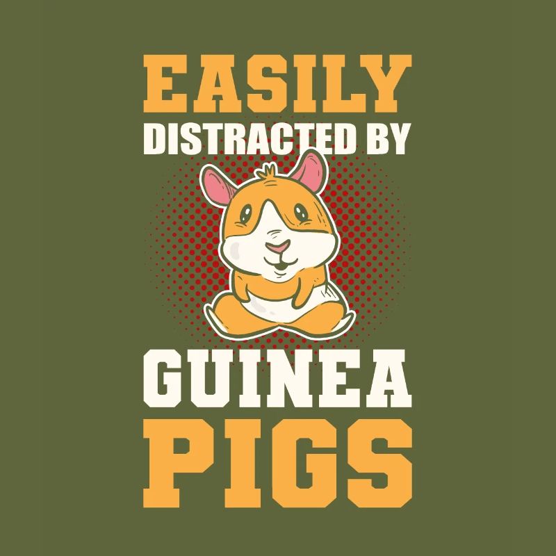 Facilement distrait par les cochons d’Inde