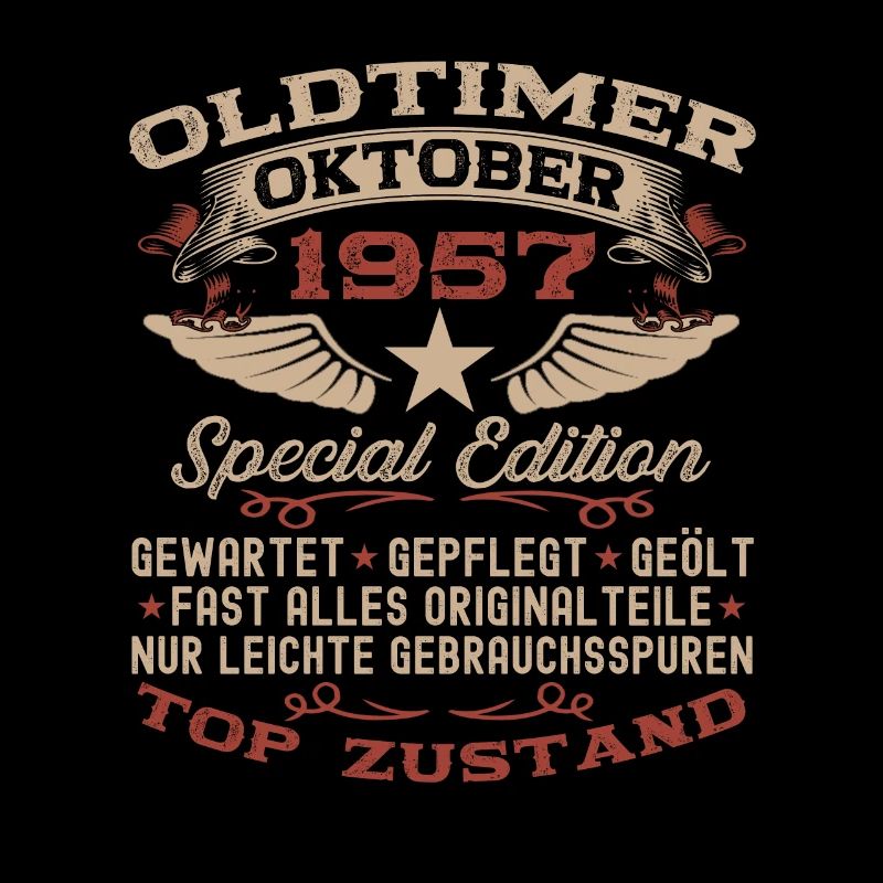 Oldtimer Oktober 1957 65. Geburtstag Geschenk