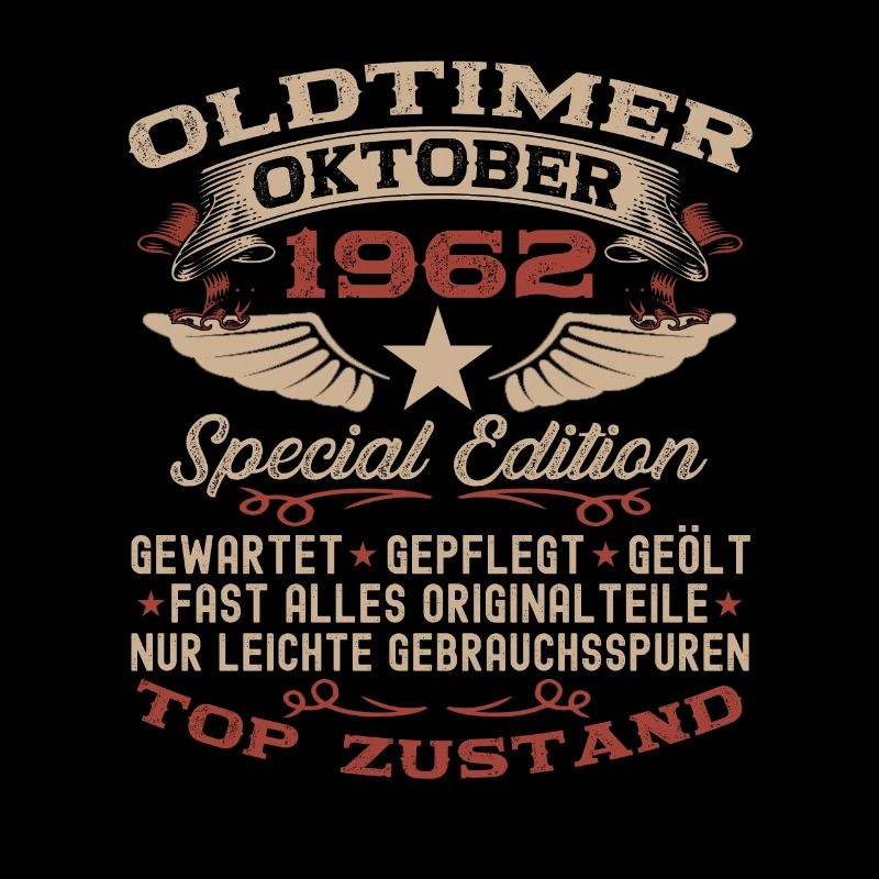Oldtimer Oktober 1962 60. Geburtstag Geschenk