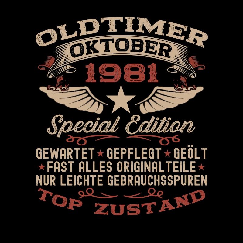 Oldtimer Oktober 1981 41. Geburtstag Geschenk