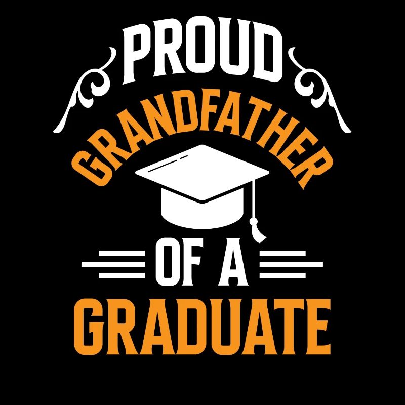 Stolzer Großvater Eines Absolventen Absolvent