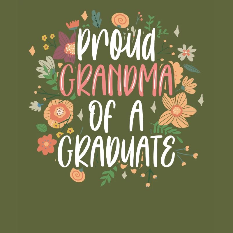 Stolze Großmutter Eines Absolventen Absolvent