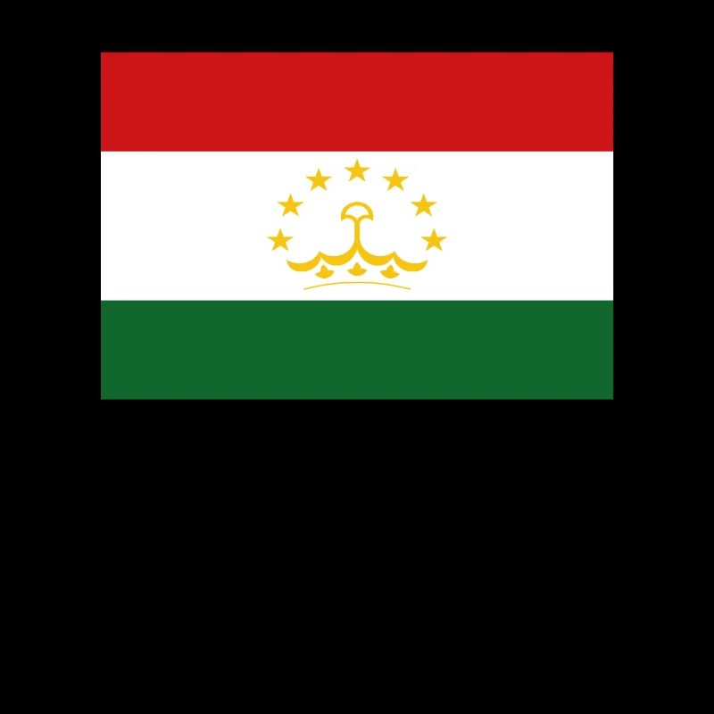 Offizielle tadschikische Flagge Tadschikisch oder Tadschikisches Land