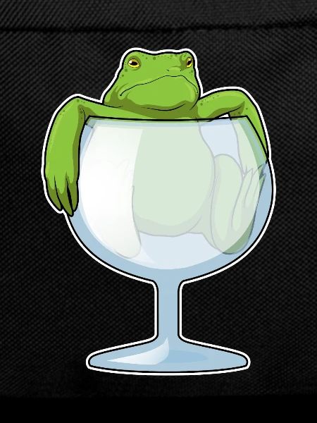 Frog Wine Glass