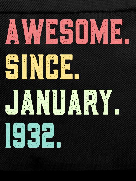 Awesome since January 1932