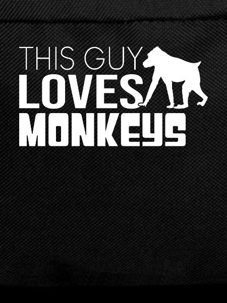 This guy loves monkeys
