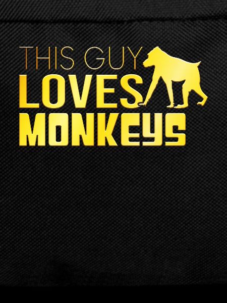 This guy loves monkeys