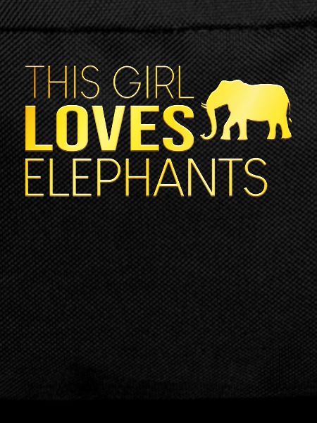 This girl loves elephants
