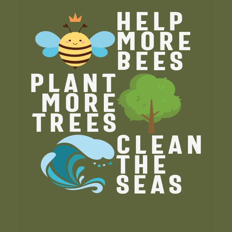Aidez plus d’abeilles à planter plus d’arbres nettoyer les mers Nouveau