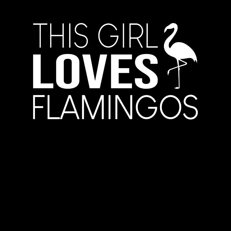 Mädchen Flamingo Spruch