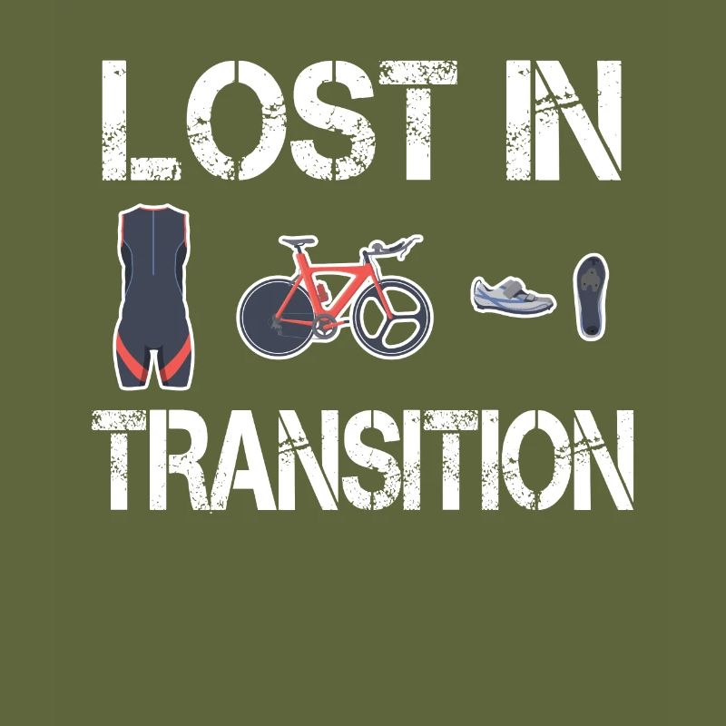 Triathlon triathlète perdu en transition