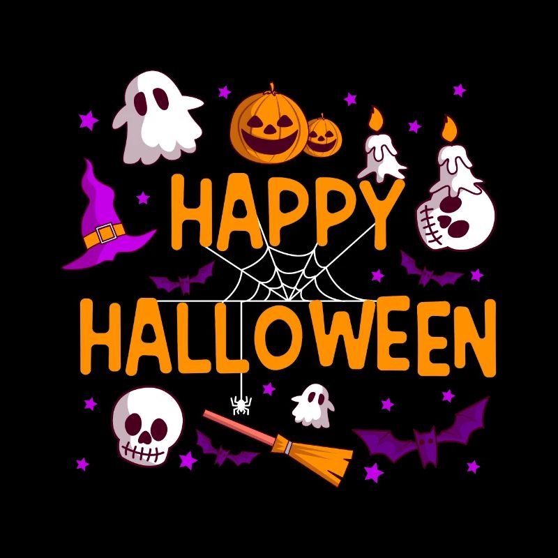Happy Halloween Pumpkin Lantern Ghost Ghost