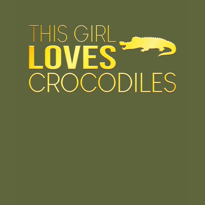 Krokodil Mädchen Spruch