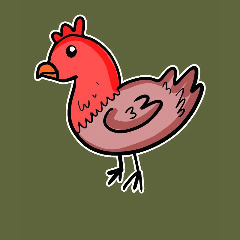 Bande dessinée de poulet