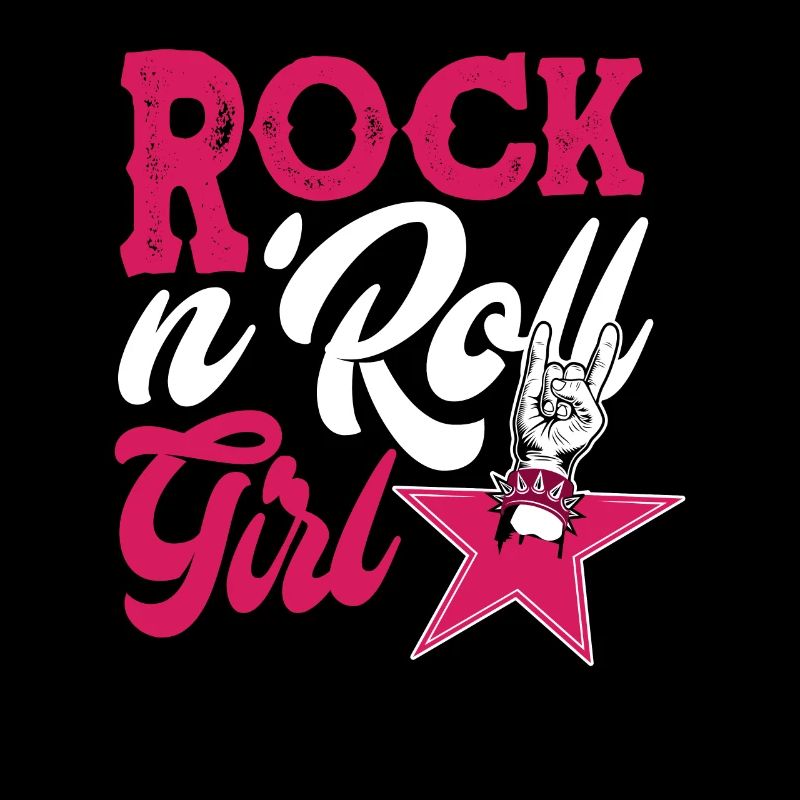 Gitarre Rock And Roll Mädchen